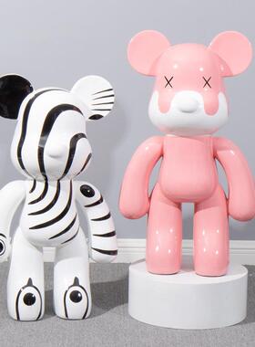 网00045红熊厅熊大型摆件商场店铺饰开业礼客品玄关家居乔装品创