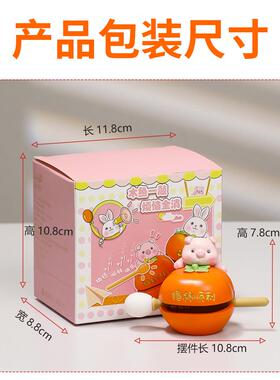 采购产品可爱的小木鱼，情绪稳定，家庭冥想和减压，办公桌工作站