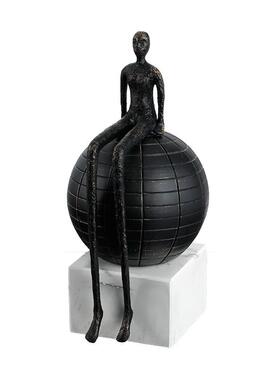 极样腿板房客厅长人摆件酒店抽塑象芝麻街简创意雕装饰品YQ-H263