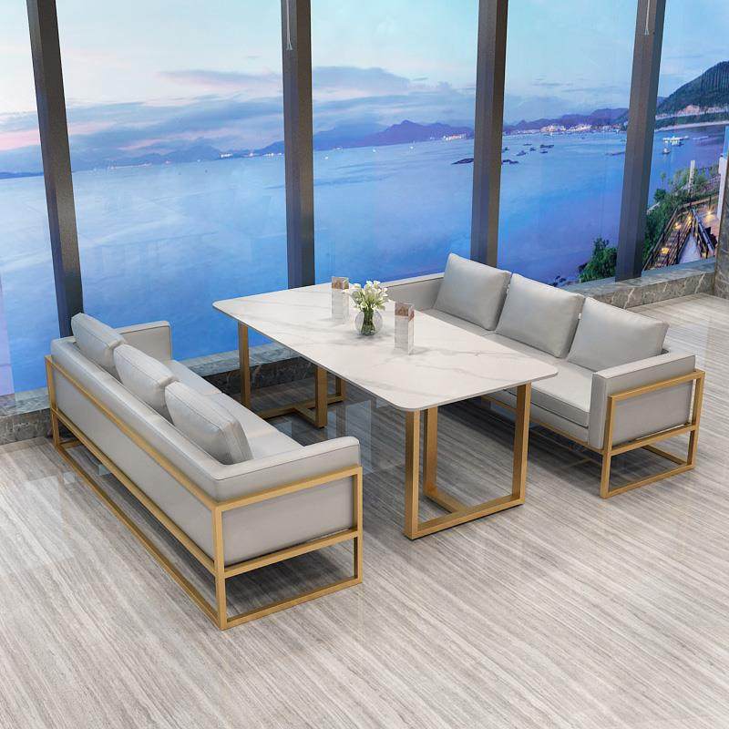 北欧茶楼餐吧休息区咖啡厅休闲 会客商用皮革茶餐厅沙发卡座餐桌,淘宝优惠券,粉丝福利购,淘宝优惠卷