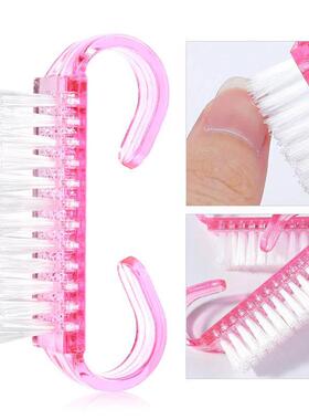 10PcsHandle Grip Nail Brush Fingernail Scrub Cleaning Brushe