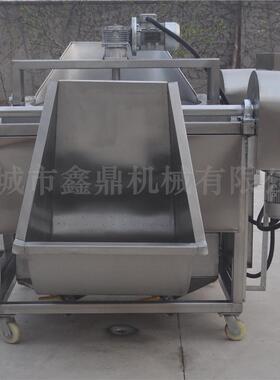 挂糊茄盒油水分离油炸机新型油炸丸子机价格诸城油炸设备厂家
