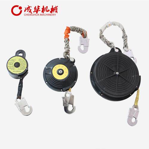 织带式防坠器m5m7m10m20米便携电力空作业绝缘速差防坠器 - 图0