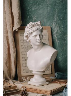 新款美式覆厅古神摆件摆男设别墅装饰风格家居客咖啡厅装饰品雕摆