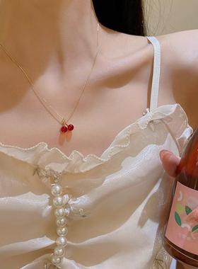 多巴胺串珠项链饰品百搭气质项链