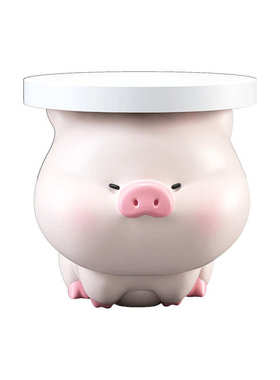 奶油风猪摆件大型落地家居装饰品客厅电视柜沙发边几床头乔迁礼品