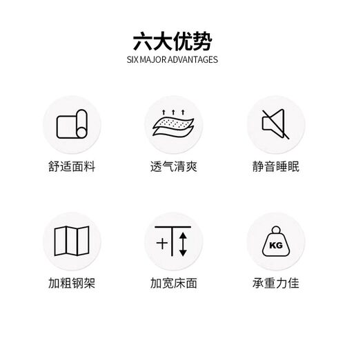工地上下铺铁架床高低床加固加厚方管双层铁床工厂员工宿舍铁架床 - 图2