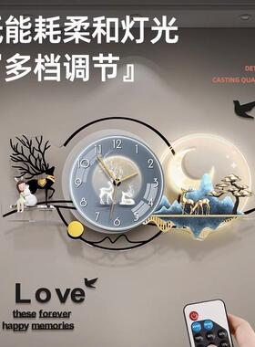 新款直销工厂创意挂钟餐厅时钟静音艺术钟表客厅轻奢装饰挂钟现代