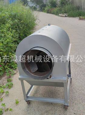 50斤电加热炒芝麻机花生米炒货机不锈钢滚筒炒锅