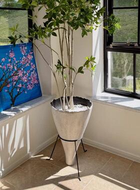 TUI中风落地大花瓶摆古件楼处酒店民宿家居客厅古售玄关卧室复大