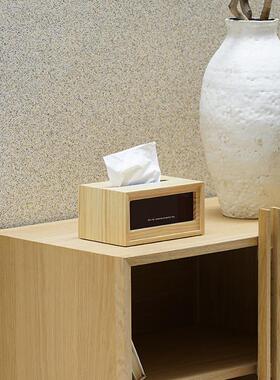 WOZOOM屋准抽纸盒木质网红纸巾盒创意家用餐巾纸盒客厅艺术纸抽盒