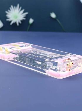 创意阶梯滴漏流沙瓶可爱液体沙漏油漏摆件桌面客厅装饰家居治愈系