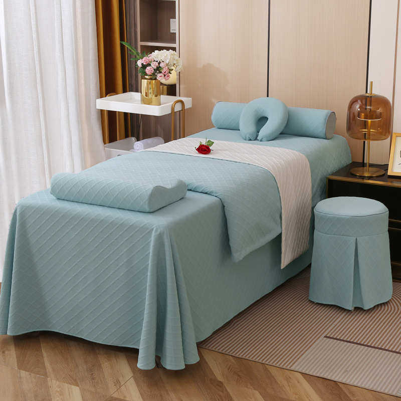 头床耳奢疗按摩棉棉针织套床罩四采轻美容高档批发件套美容院全,淘宝优惠券,粉丝福利购,淘宝优惠卷