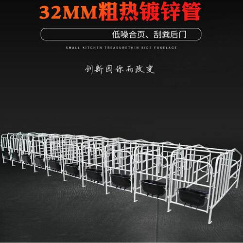 母猪养殖复合定位栏热镀锌产床限位栏养猪畜牧设备机械 - 图0