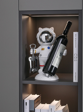 宇航员红酒架酒柜装饰品客厅电视餐桌办公室展示柜玄关太空人摆件