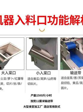 801切菜机商用食堂用全自动电动切丝片丁多功能切菜神器
