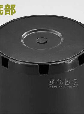 注塑黑醋栗盆厂家直销加厚塑料花盆加仑盆绿植育苗多肉盆家用基地
