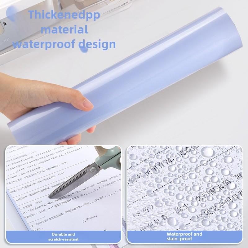 旋转拉杆文件夹A4纸张存储文件夹测试回形针拉杆夹测试纸张组织者文件夹拉杆夹旋转活页夹小学生特别透明插入 - 图2