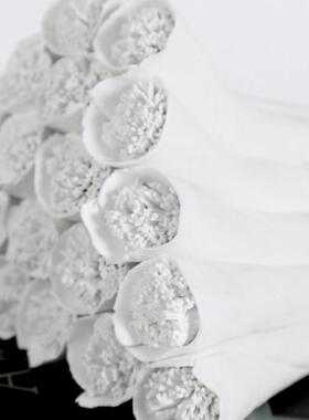 现代创意白色花束抽象几何个性桌面儿童摆件样板间民宿玄关装饰