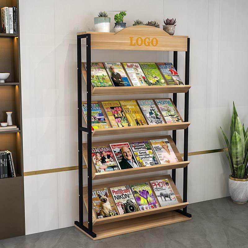 报纸报刊架杂志多层置物架宣传册资料展示架文件书报收纳架陈列架,淘宝优惠券,粉丝福利购,淘宝优惠卷