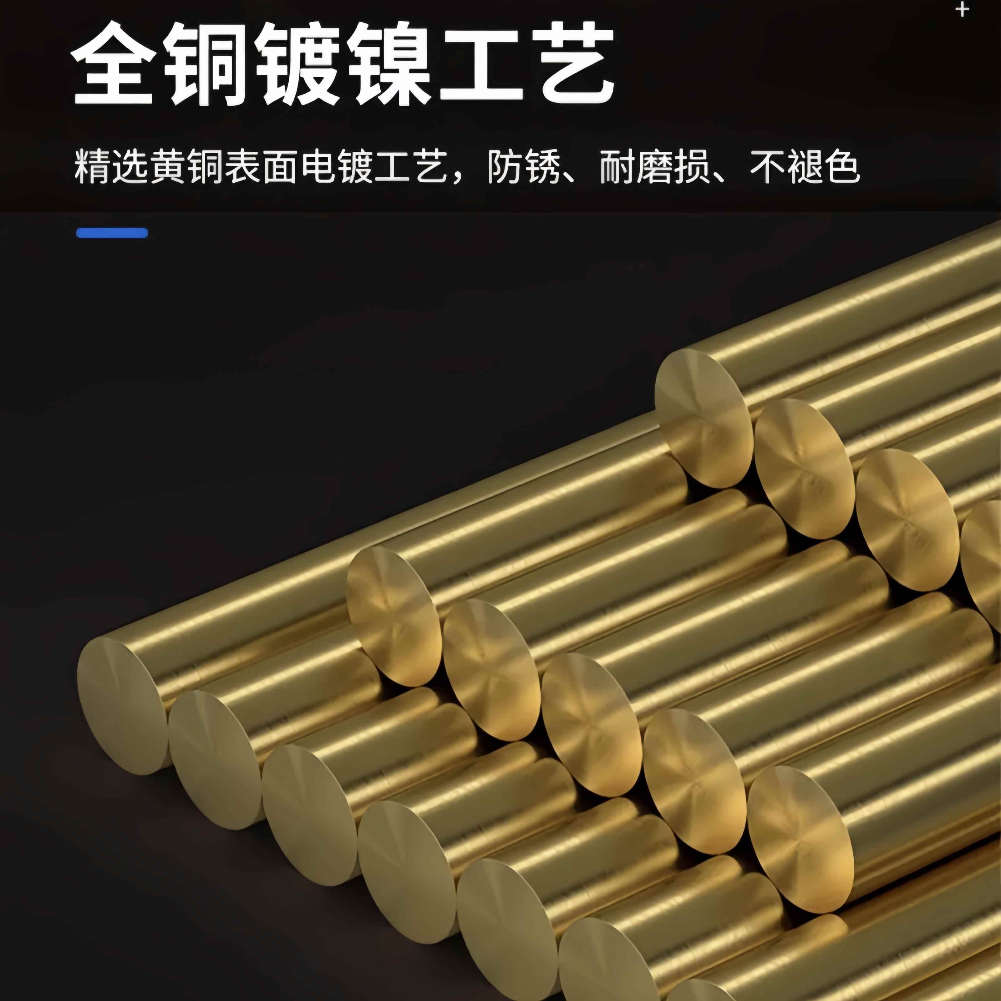 铜镀镍宝塔弯头90度直角外丝L形6-01外螺纹8-02宝塔旋转接头3/4分 - 图3