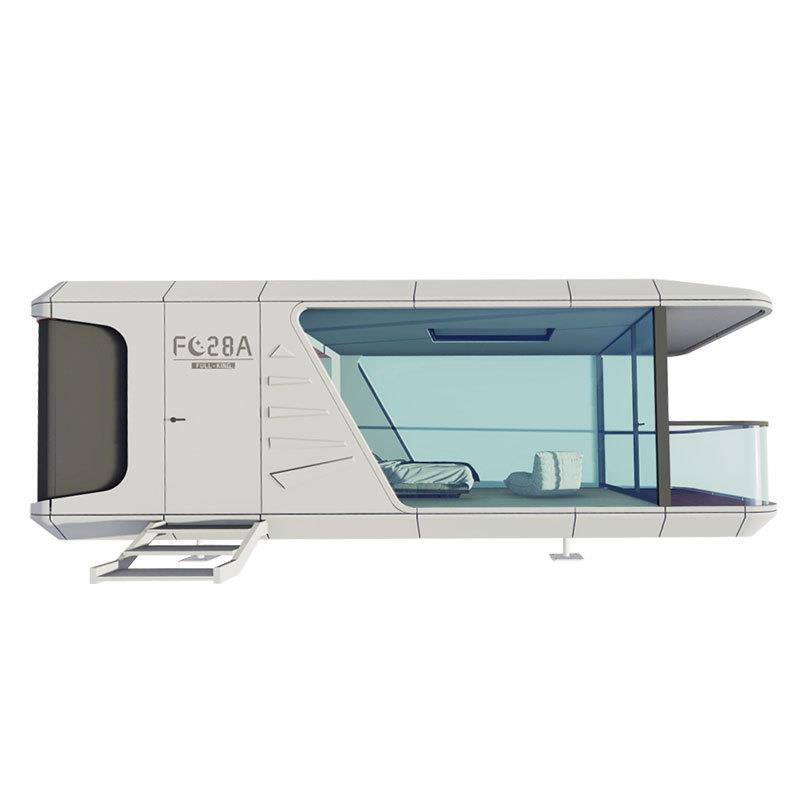 Space camp hotel starry sky mobile house single-family small 6-space capsule villa can be integrated into the mobile house cabin