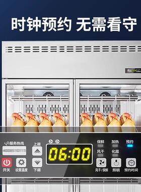 烤鸭风干晾胚柜 商用智能除湿保鲜柜晾肉柜 冷藏展示柜烧腊乳鸽柜