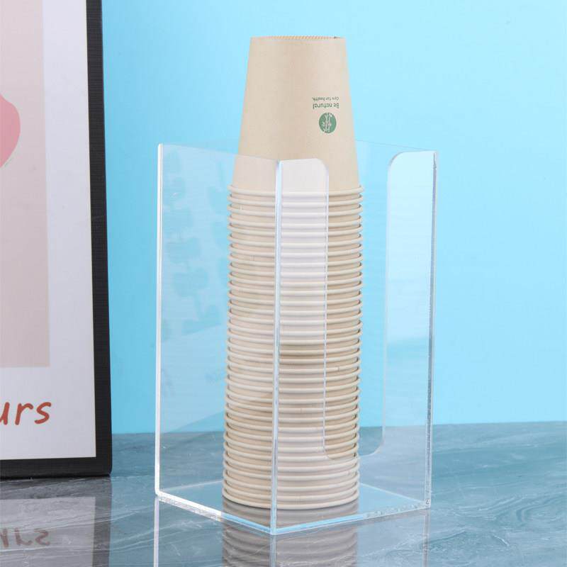 Disposable cup paper cup holder cup holder desktop plastic cup water cup coffee milk tea paper cup storage rack cup taker