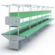 Manufacturer DC factory automated water workbench workshop double speed conveying line with anti-static belt production line