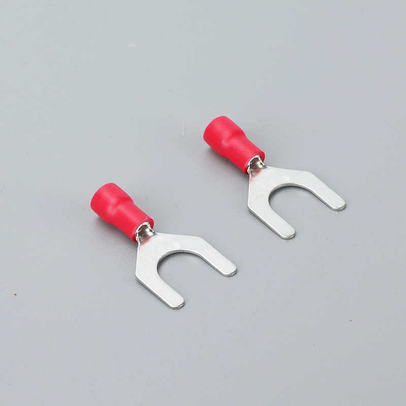 SV1.25-8叉形预绝缘铜线耳压线鼻铜接头  U型冷压接线端子,淘宝优惠券,粉丝福利购,淘宝优惠卷