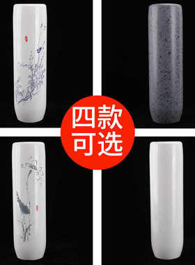 摆件客厅花仿真陶瓷富贵简约落地仿花瓶北欧水培竹器插花干花