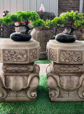 石台大理石学校汉白玉门柱口tj#%lou+柱墩石头花架子花庭墩院摆件