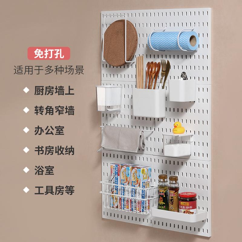 New direct sales punch-free hole board storage rack college dormitory wall-mounted desk organizer wall e-sports