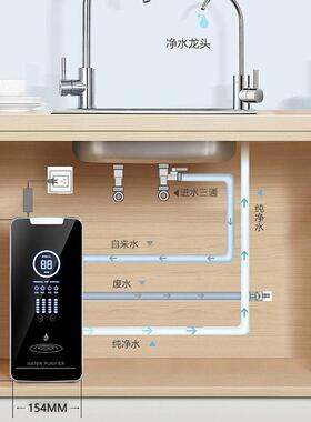 鲜活水600G净水器厨卫直饮家用净饮机纯水机反渗透600G反渗透