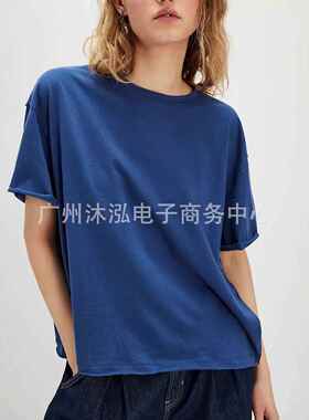 Women's Oversized T-Shirts Fashion Short Sleeve Round Neck B