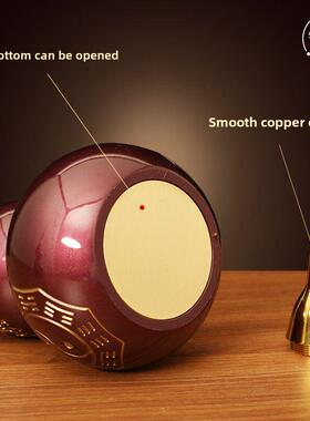 全铜紫金八瓜葫芦镇屋风水摆件客厅入口吸引财富和安全入口开盖空