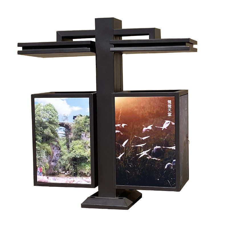 景区个性户外垃圾桶仿古新中式烤漆钢木垃圾桶景区垃圾分类箱厂家,淘宝优惠券,粉丝福利购,淘宝优惠卷