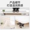 Solid wood hole board yoga fitness equipment storage and organization vertical display rack removable pulley screen storage rack
