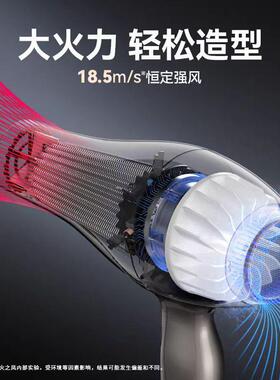 6600H电吹风机理发店发廊发型师2400W大功率无刷电机吹风筒