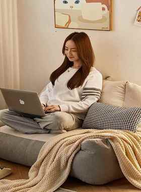 懒人沙发榻榻米可躺卧网红女小户型双人豆袋出租房卧室单人小沙发