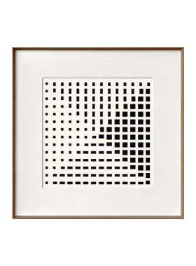 现代抽象黑白ins卧室简挂画极壁画几何装饰画北欧名宿客厅餐厅风