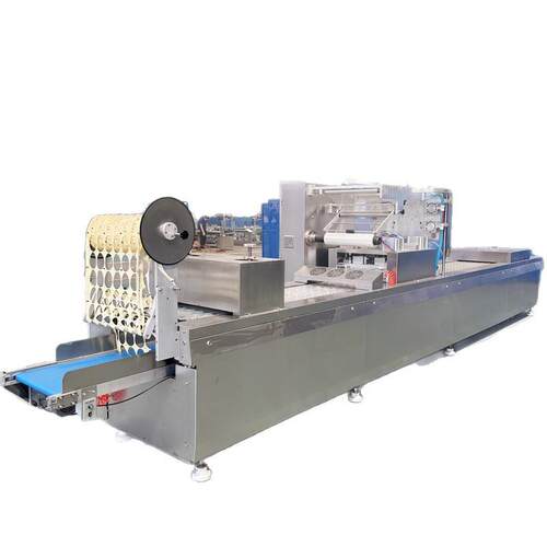 鸭脖鸭翅鸭锁骨拉伸膜真空包装机预制菜连续拉伸膜真空包装设备 - 图3