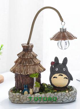 卡通木房子草屋房子小夜灯家居装饰礼物创意学生礼品跨境摆件