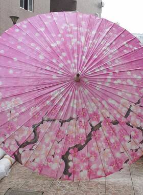 中式油纸伞超大晴雨伞防雨实用户外古风围炉煮茶阳台覆古遮阳国风