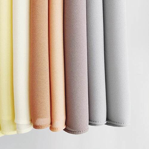 54color solid color chiffon long scarf headscarf Shawl Scarf - 图2