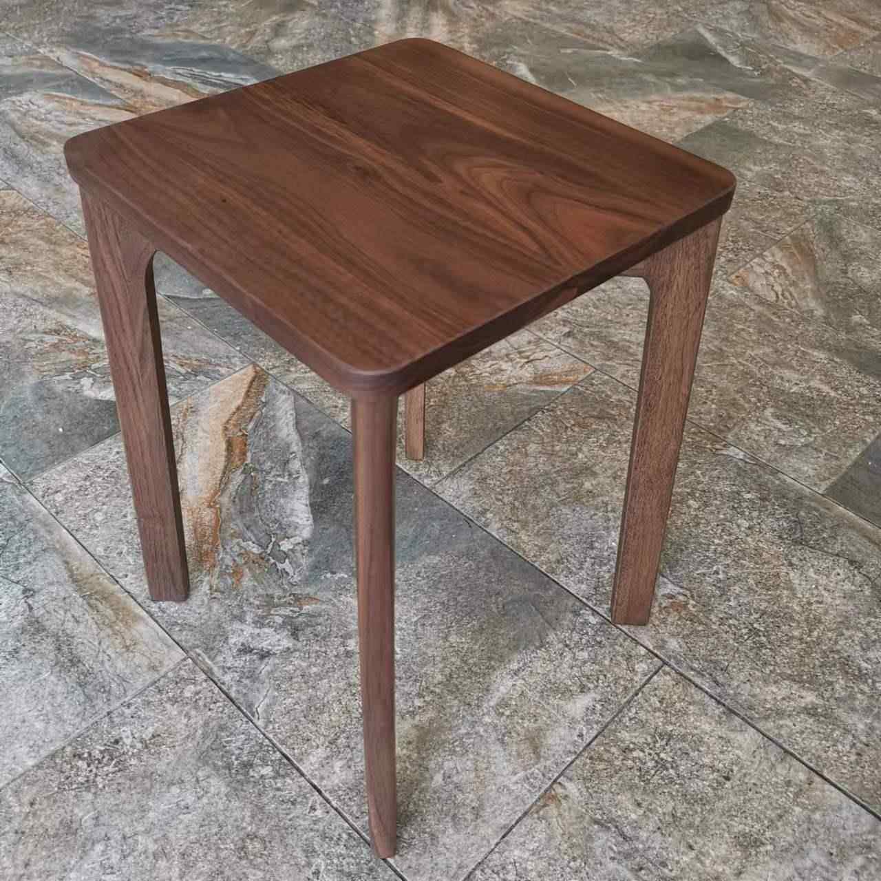 北美黑胡桃实木凳餐桌凳子可叠放纯实木拼板木蜡油加固榫头 - 图2