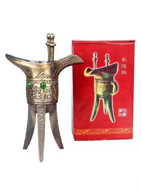-古代三国帝王杯爵辛父古代杯酒杯三角秦朝爵道具婚礼.包酒杯酒-