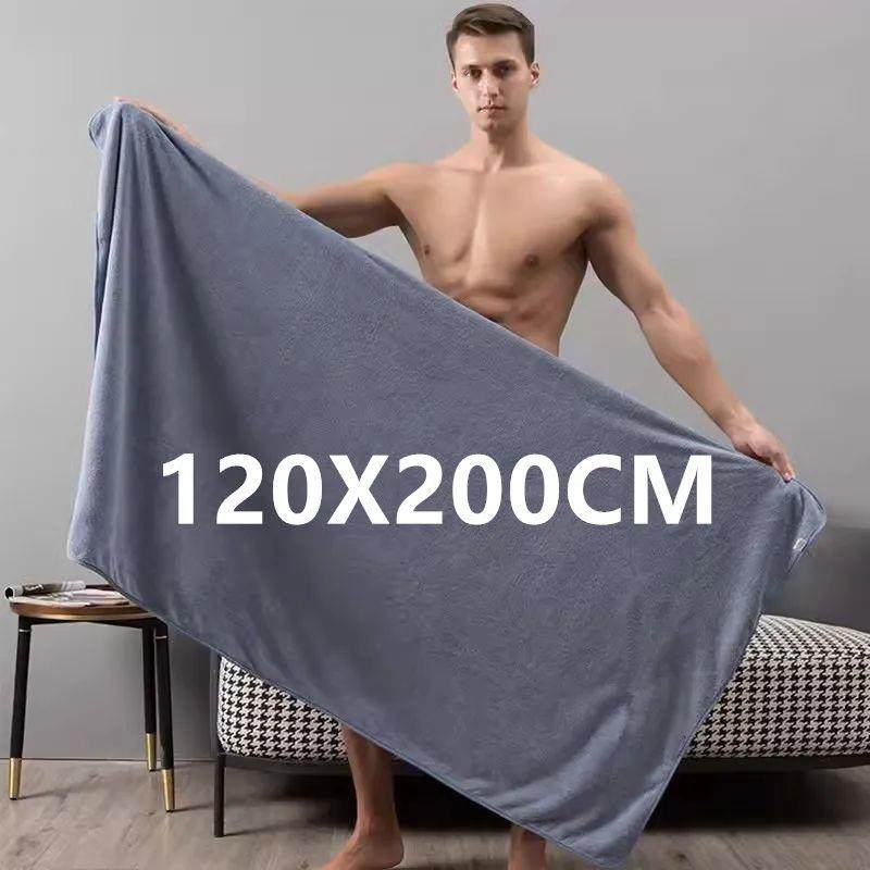 super large Microfiber bath towel,soft, high absorption and - 图0
