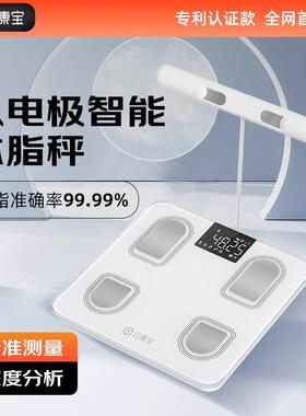 新款八电极体脂秤减肥用专业体脂磅电子称体重秤健身房体测仪