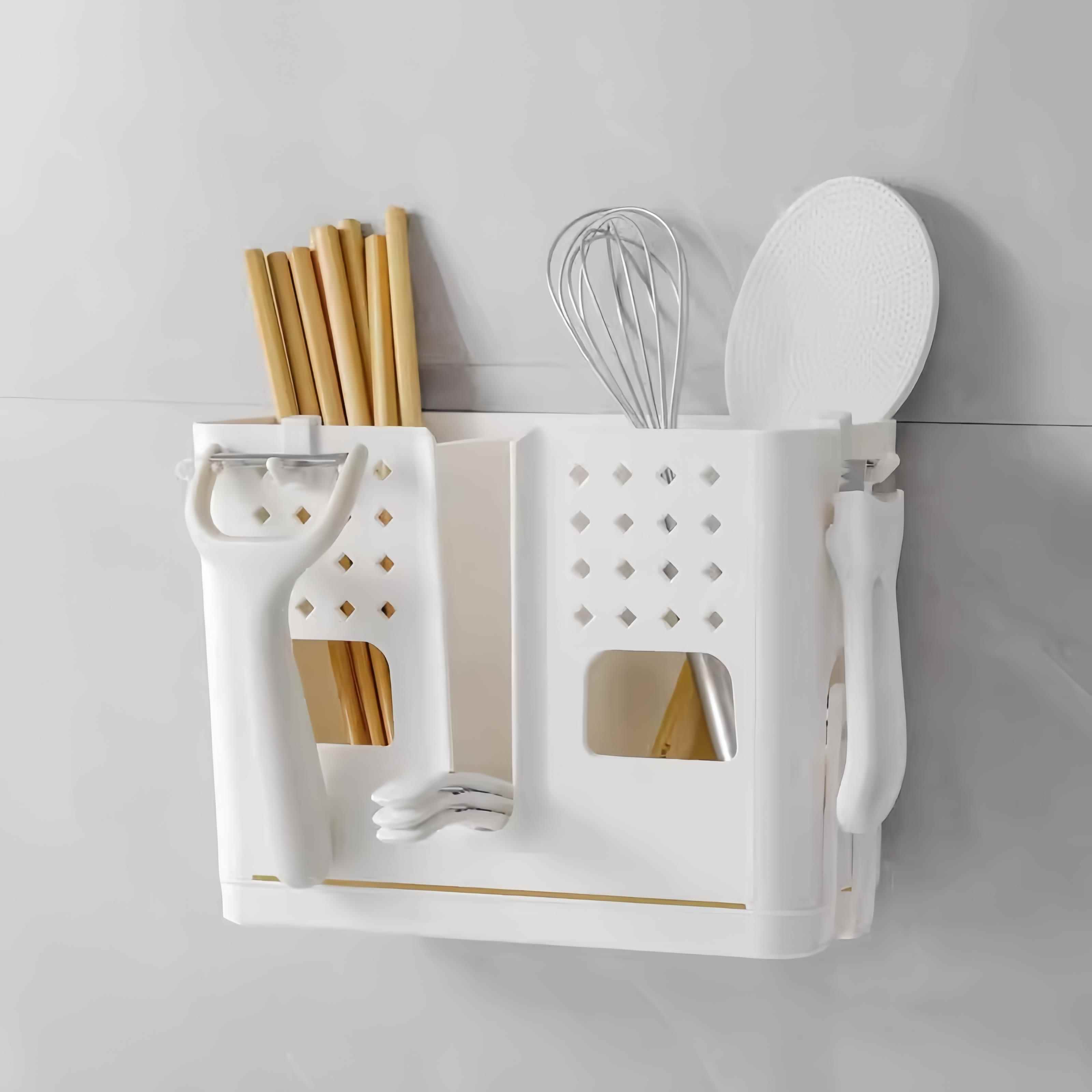 Chopstick storage box drained Kuaizi chopstick barrel wall-mounted chopstick cage household kitchen chopstick barrel storage rack for chopsticks